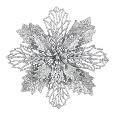Jingle Jollys 20Pcs Christmas Tree Flower Set Garland Wreath Poinsettia Decorations