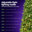 Jingle Jollys 2.4m Pre-Lit Christmas Tree 1488 LED Green with Red Storage Bag