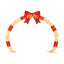 Jingle Jollys 2.5m Christmas Archway Pre-Lit Warm White LED Outdoor Garden Decoration