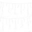 Jingle Jollys 32M Christmas Lights Solar Icicle String Lights 960 LED Cool White