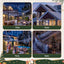 Jingle Jollys 32M Christmas Lights Solar Icicle String Lights 960 LED Cool White