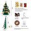 Jingle Jollys 3D Honeycomb Paper Christmas Tree Kit For Home Office Cafe Outdoor