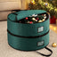 Jingle Jollys Christmas Garland Wreath Storage Bag 2-Tier Ornaments Holder 60cm