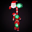 Jingle Jollys Christmas Inflatable Climbing Santa 2.5M Height LED Decorations Illuminated