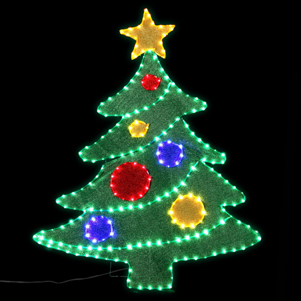 Jingle Jollys Christmas Lights 150cm Motif 220 LED Rope Light Outdoor Decoration