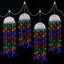 Jingle Jollys Christmas Lights Solar Jellyfish 4Pcs Garden Decorative Multi-Color