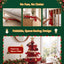 Jingle Jollys Folding Christmas Tree 47CM Xmas Table Decorations Red