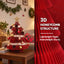 Jingle Jollys Folding Christmas Tree 47CM Xmas Table Decorations Red