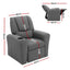Keezi Kids Recliner Chair Grey Linen Soft Sofa Lounge Couch Children Armchair