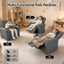 Keezi Kids Recliner Chair Grey Linen Soft Sofa Lounge Couch Children Armchair