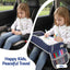 Keezi Kids Travel Tray Car Seat Lap Desk Portable Car Desk Organiser for Car & Airplane Blue