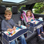 Keezi Kids Travel Tray Car Seat Lap Desk Portable Car Desk Organiser for Car & Airplane Blue
