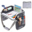 Keezi Kids Travel Tray Car Seat Lap Desk Portable Car Desk Organiser for Car & Airplane Grey