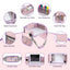 Keezi Kids Travel Tray Car Seat Lap Desk Portable Car Desk Organiser for Car & Airplane Pink