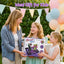 Keezi Dance Mat Toy for Kids Age 3-12 Electronic Dance Pad with Bluetooth 4 Game Modes Purple