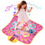 Keezi Dance Mat for Kids Age 3-12 Electronic Dance Game Pad Toy with 3 Game Modes, Pink