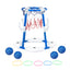 Keezi Kids Basketball Hoop with 4 balls Ring Toss Sports Pool Toys Blue