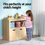 Keezi Kids Bookshelf 3 Drawers Storage Children Bookcase Toy Organiser Display Wooden
