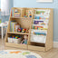 Keezi Kids Bookshelf Wood Bookcase Children Storage Rack Display Shelves Holder