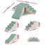 Keezi Kids Climbing Blocks 4-Piece Foam Toddler Playset Soft Indoor Climbing Toy Rocker