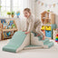 Keezi Kids Climbing Blocks 4-Piece Foam Toddler Playset Soft Indoor Climbing Toy Rocker