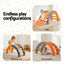 Keezi Kids Climbing Frame Set With Slide Indoor Outdoor Toddler Toys Pikler Arch Climber