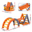 Keezi Kids Climbing Frame Set With Slide Indoor Outdoor Toddler Toys Pikler Triangle Climber With Arch