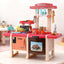 Keezi Kids Kitchen Pretend Play Set Cooking Sound Steam Light Function