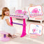 Keezi Kids Piano Keyboard 37 Keys Electronic Musical Instrument Set w/ Stool Microphone