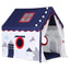 Keezi Kids Play Tent Playhouse Castle with Floor Mat String Ball Light 134X103CM