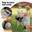 Keezi Kids Pretend Kitchen BBQ Playset Role Play Toy with charcoal Play Food Cup
