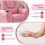 Keezi Kids Recliner Chair PU Leather Sofa Lounge Couch Children Armchair