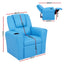 Keezi Kids Recliner Chair PU Leather Sofa Lounge Couch Children Armchair Blue