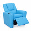 Keezi Kids Recliner Chair PU Leather Sofa Lounge Couch Children Armchair Blue