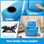 Keezi Kids Recliner Chair PU Leather Sofa Lounge Couch Children Armchair Blue