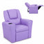 Keezi Kids Recliner Chair PU Leather Sofa Lounge Couch Children Armchair Purple