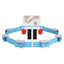 Keezi Kids Sandpit Wooden Round Sand Pit Funnel Bench Seat Beach Toys 215cm