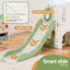 Keezi Kids Slide Swing Set Ball Hoop Rings Football Outdoor Toys Green