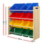 Keezi Kids Toy Box 12 Bins Bookshelf Organiser Children Storage Rack