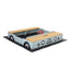 Keezi Wooden Car Sandpit Kids Sandbox Outdoor Play Toy w/ Storage Ground Sheet 120cm
