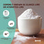 Kemmie 2.5kg Calcium Hydroxide Powder Tub - Food Grade Pickling Lime FCC