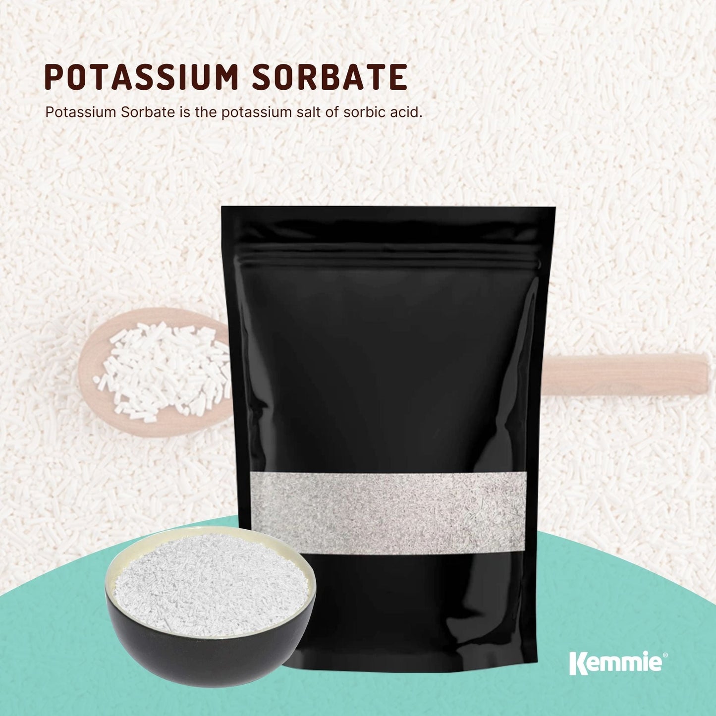 Kemmie 400g Potassium Sorbate Food Grade Granules Preservative E202 Cosmetic