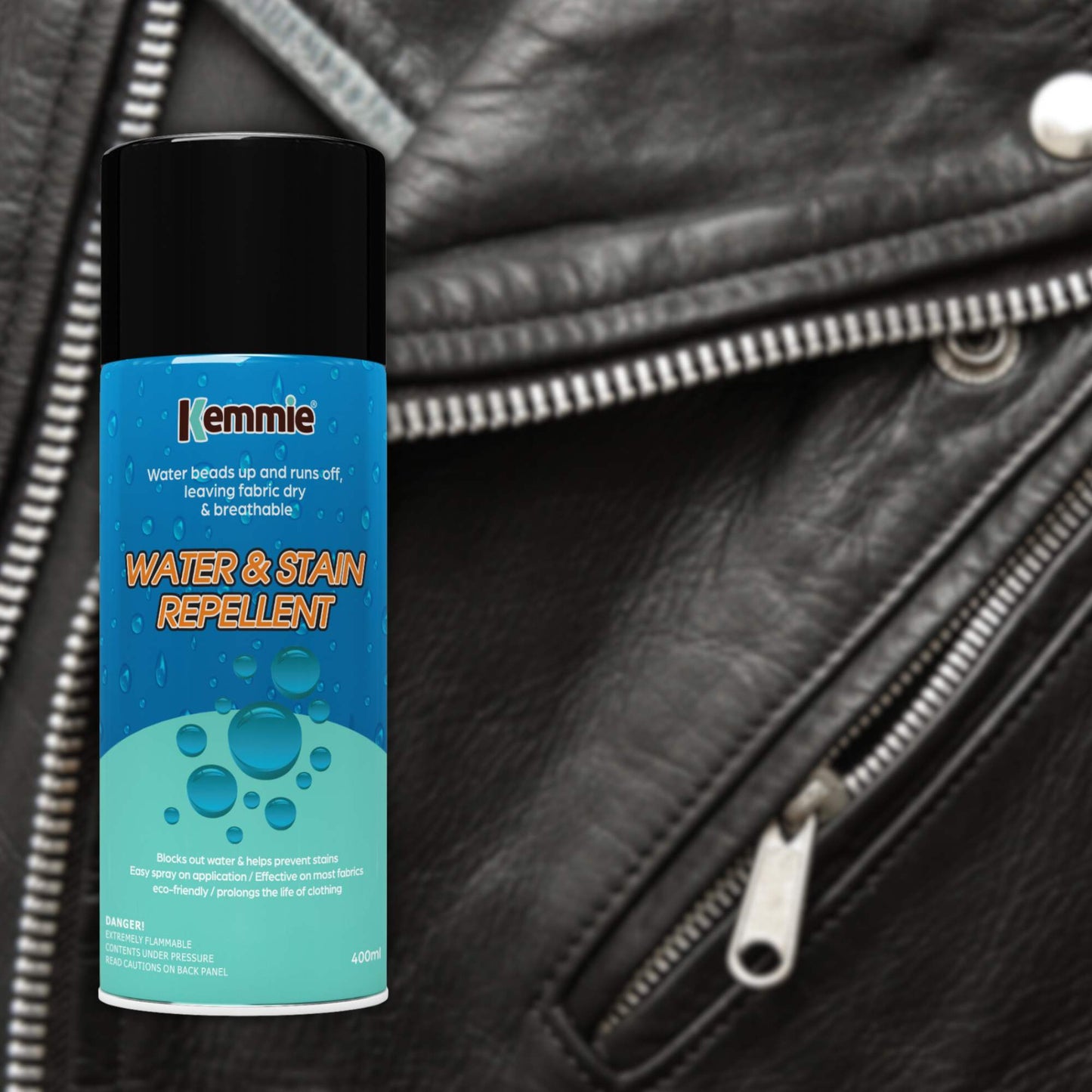 Kemmie 4x212g Water and Stain Repellent Spray for Shoes Suede Leather and Fabric