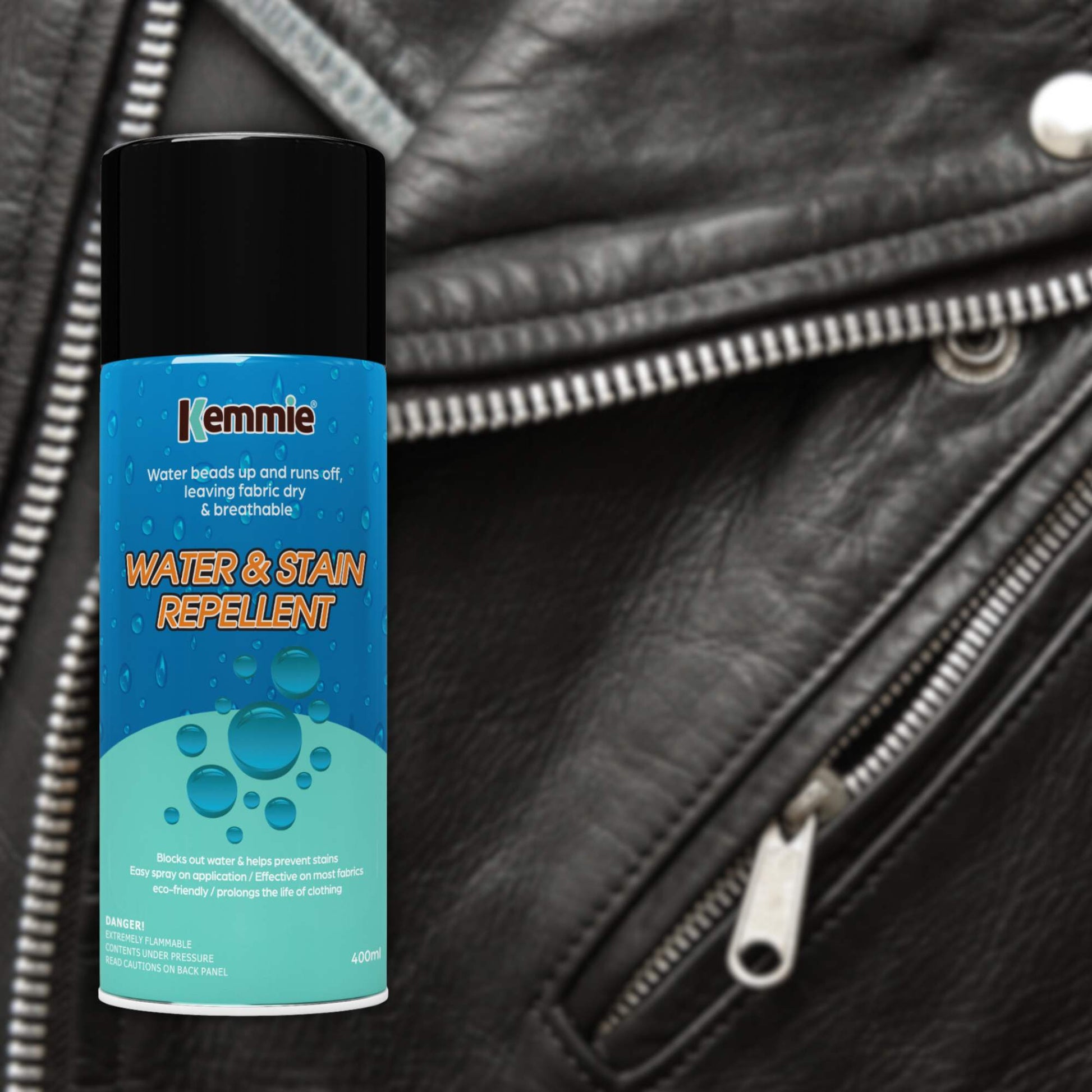 Kemmie 4x212g Water and Stain Repellent Spray for Shoes Suede Leather and Fabric