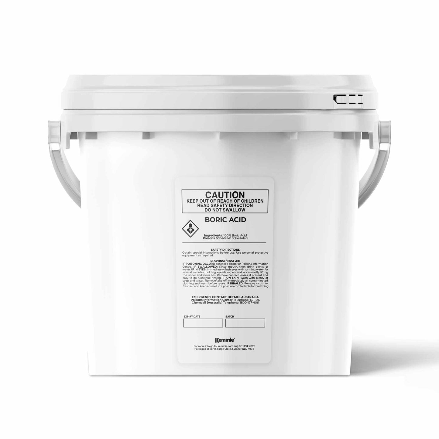 Kemmie Boric Acid Powder 99.9% Pure Tubs - Soluble Orthoboric Acid H3BO3