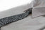 Kids Boys Black & White Patterned Elastic Neck Tie - Maze