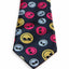 Kids Boys Multicoloured Patterned Elastic Neck Tie - Smiley Face