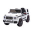 Kids Electric Ride On Car G63 Toy Cars Remote Control White