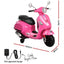 Kids Electric Ride On Car Motorcycle Motorbike Vespa Licensed GTS Pink