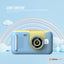Kids HD Digital Camera Blue - Children's Selfie Photo Video 2.4 Inch Screen
